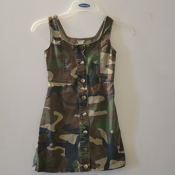 Forever 21 Other - Forever 21- Kids Camo Button-Up Dress